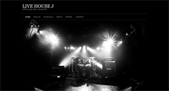 Desktop Screenshot of livehousej.com